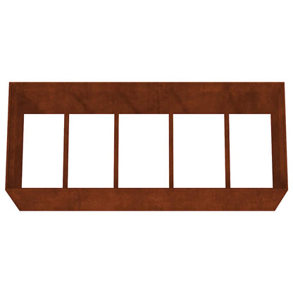 Hochbeet 200x80x80 cm Cortenstahl