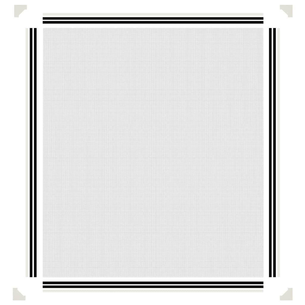 Magnet-Insektenschutz für Fenster Weiß 120x140 cm