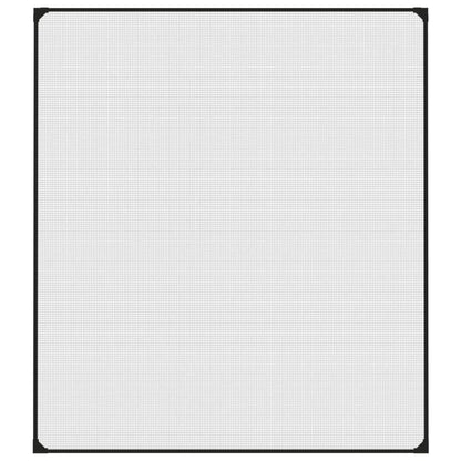 Magnet-Insektenschutz für Fenster Anthrazit 130x150 cm