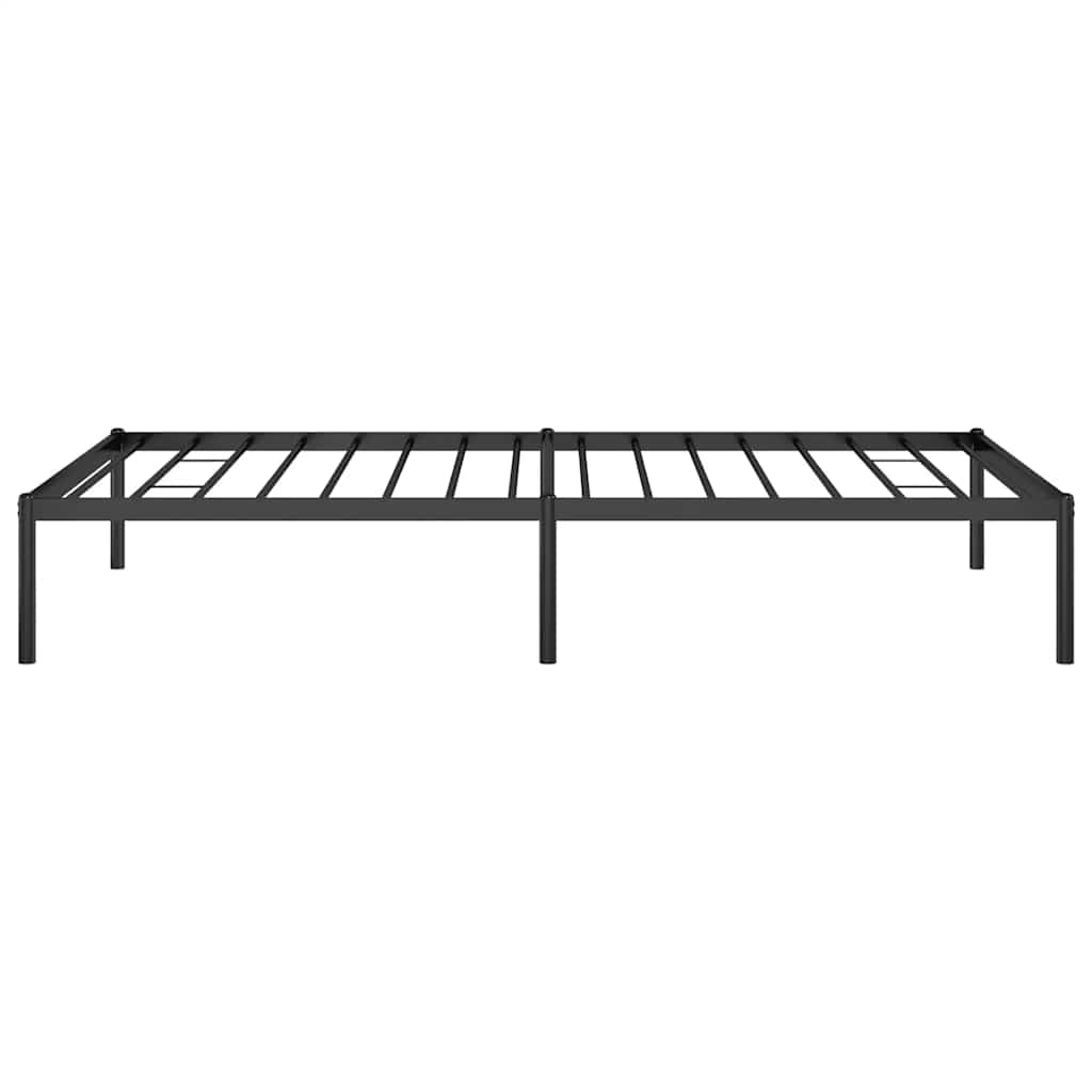 Bettgestell Metall Schwarz 100x190 cm