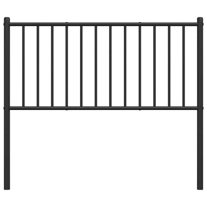 Ersatz-Kopfteil Metall Schwarz 100 cm