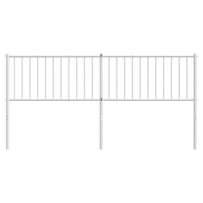 Ersatz-Kopfteil Metall Weiß 180 cm