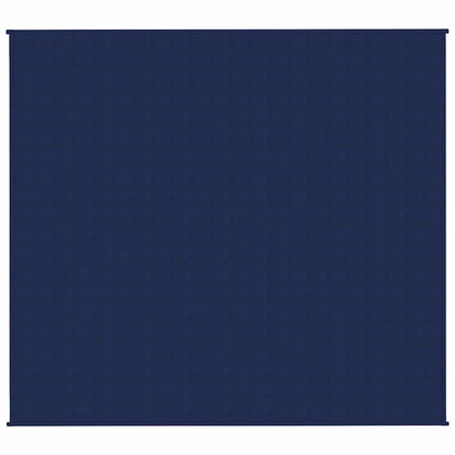 Gewichtsdecke Blau 200x220 cm 9 kg Stoff