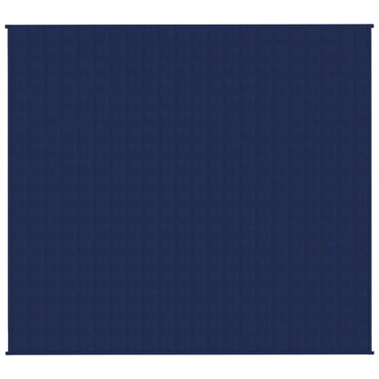 Gewichtsdecke Blau 200x220 cm 13 kg Stoff
