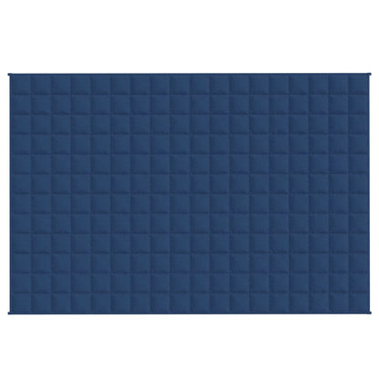 Gewichtsdecke Blau 122x183 cm 9 kg Stoff