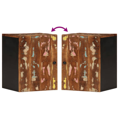 Bad-Wandschrank 38x33x48 cm Altholz Massiv