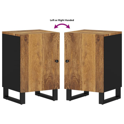 Badschrank 38x33x58 cm Massivholz Mango