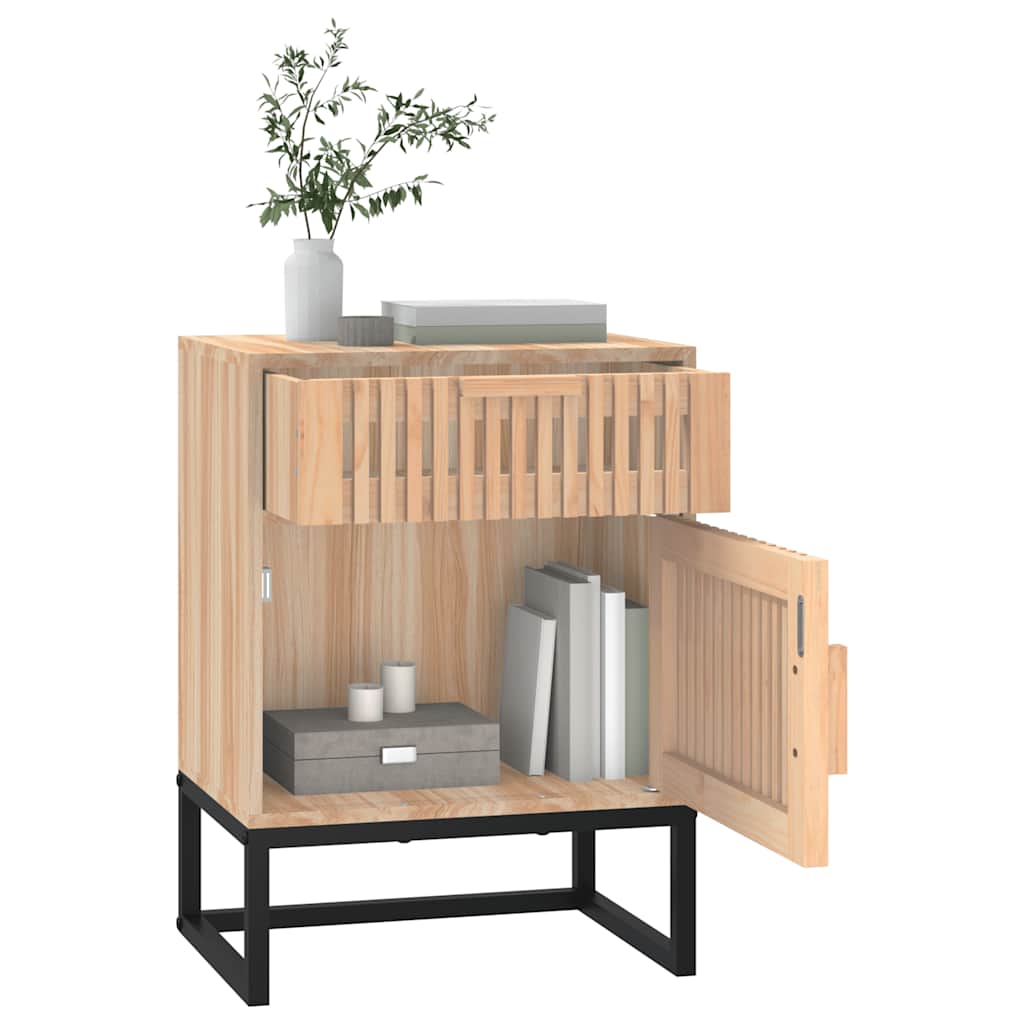 Nachttische 2 Stk. 40x30x55,5 cm Holzwerkstoff & Eisen