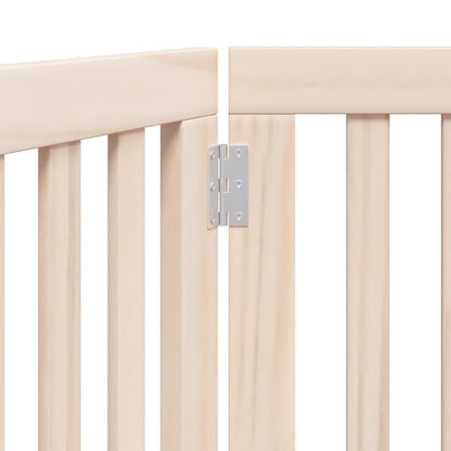 Hundegitter Faltbar 3 Paneele 150 cm Pappelholz