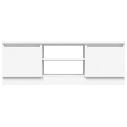 TV-Schrank mit Tür Weiß 102x30x36 cm