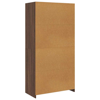 Kleiderschrank Braun Eiche-Optik 100x50x200 cm Holzwerkstoff