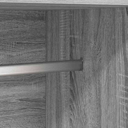 Kleiderschrank Grau Sonoma 82,5x51,5x180 cm Holzwerkstoff