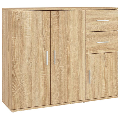 Sideboard Sonoma-Eiche 91 x 29,5 x 75 cm Holzwerkstoff