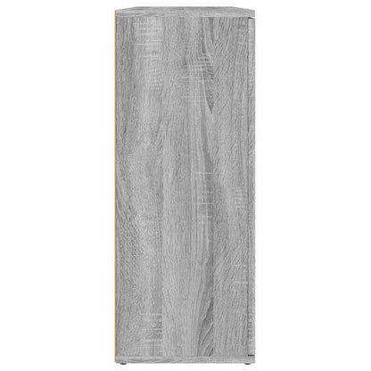 Sideboard Grau Sonoma 91x29,5x75 cm Holzwerkstoff