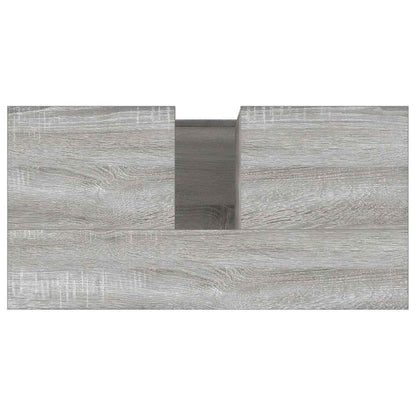 Badschrank Grau Sonoma 65x33x60 cm Holzwerkstoff