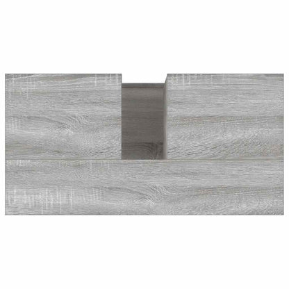 Badschrank Grau Sonoma 65x33x60 cm Holzwerkstoff