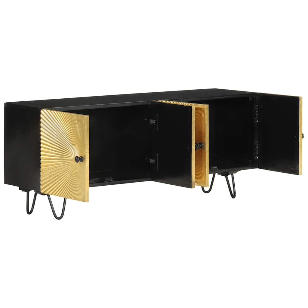 TV-Schrank 110x30x45 cm Massivholz Mango