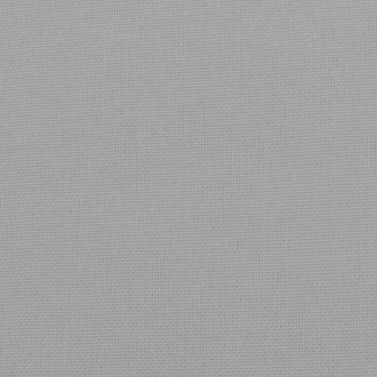 Fußhocker Hellgrau 51x41x40 cm Stoff