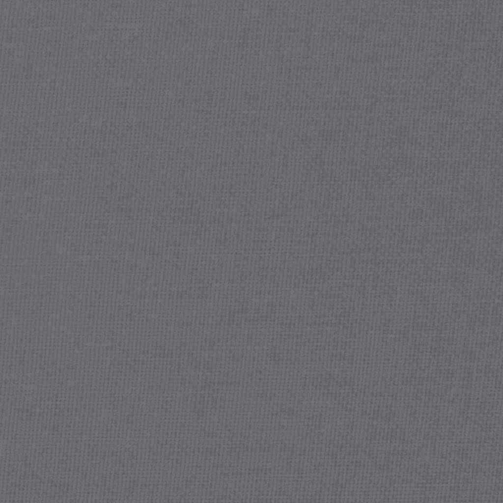 Fußhocker Dunkelgrau 51x41x40 cm Stoff