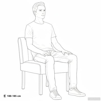 Polsterstuhl Dunkelgrau Samt