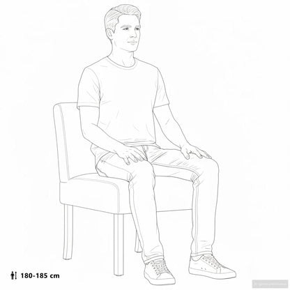 Polsterstuhl Hellgelb Stoff