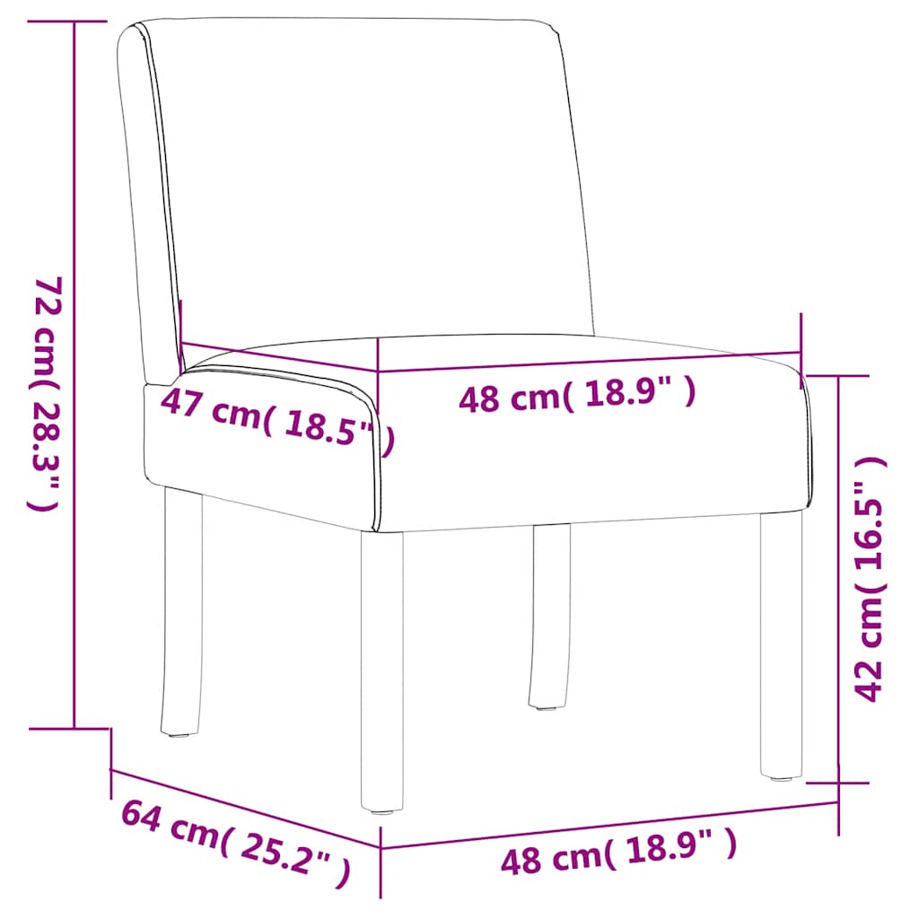 Polsterstuhl Blau Blumenmuster Stoff