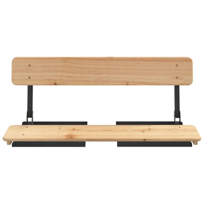 3-tlg. Biertisch-Set Klappbar Massivholz Tanne