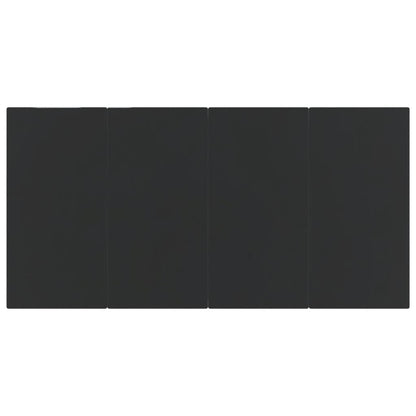 7-tlg. Garten-Essgruppe mit Kissen Schwarz