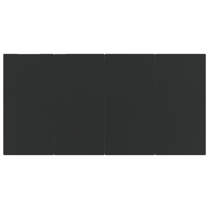 7-tlg. Garten-Essgruppe Braun Poly Rattan