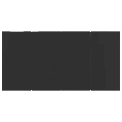 7-tlg. Garten-Essgruppe Grau Poly Rattan