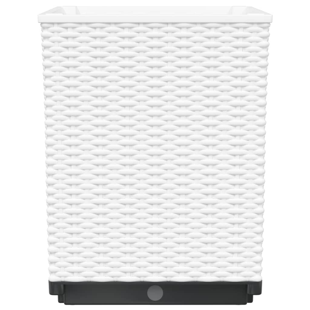 Pflanzkübel 4 Stk. Weiß 30x30x37 cm Polypropylen