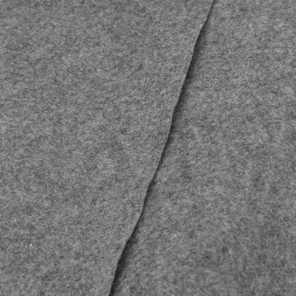 Pool-Bodentuch Hellgrau Ø428 cm Polyester Geotextil