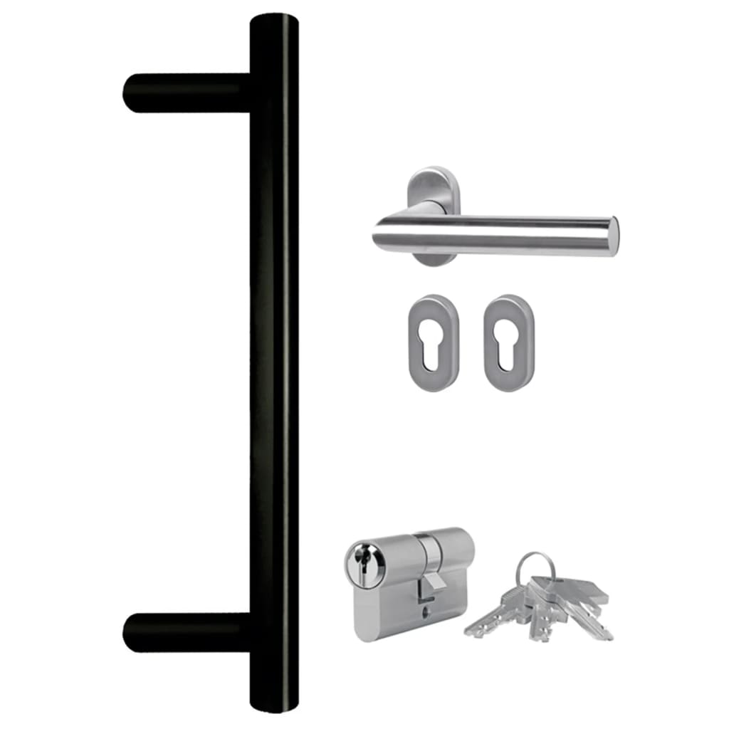 Haustür Anthrazit 108x200 cm PVC