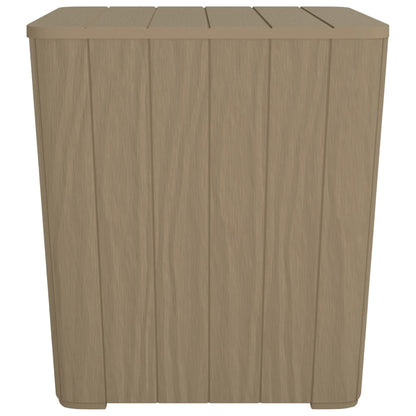 Gartentisch mit Abnehmbarer Tischplatte Hellbraun Polypropylen