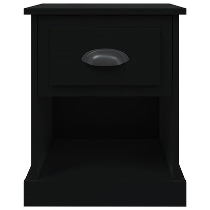 Nachttisch Schwarz 39x39x47,5 cm Holzwerkstoff