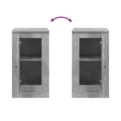 Sideboard Betongrau 37,5x35,5x67,5 cm Holzwerkstoff