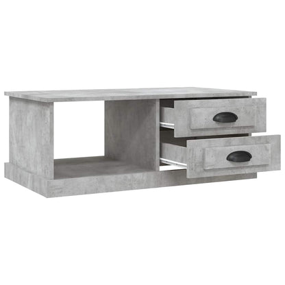 Couchtisch Betongrau 90x50x35 cm Holzwerkstoff