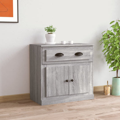 Sideboard Grau Sonoma 70x35,5x67,5 cm Holzwerkstoff