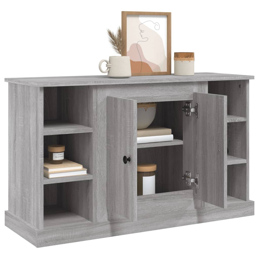 Sideboard Grau Sonoma 100x35,5x60 cm Holzwerkstoff
