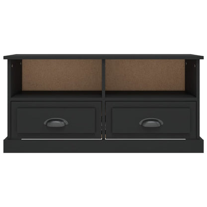 TV-Schrank Schwarz 93x35,5x45 cm Holzwerkstoff