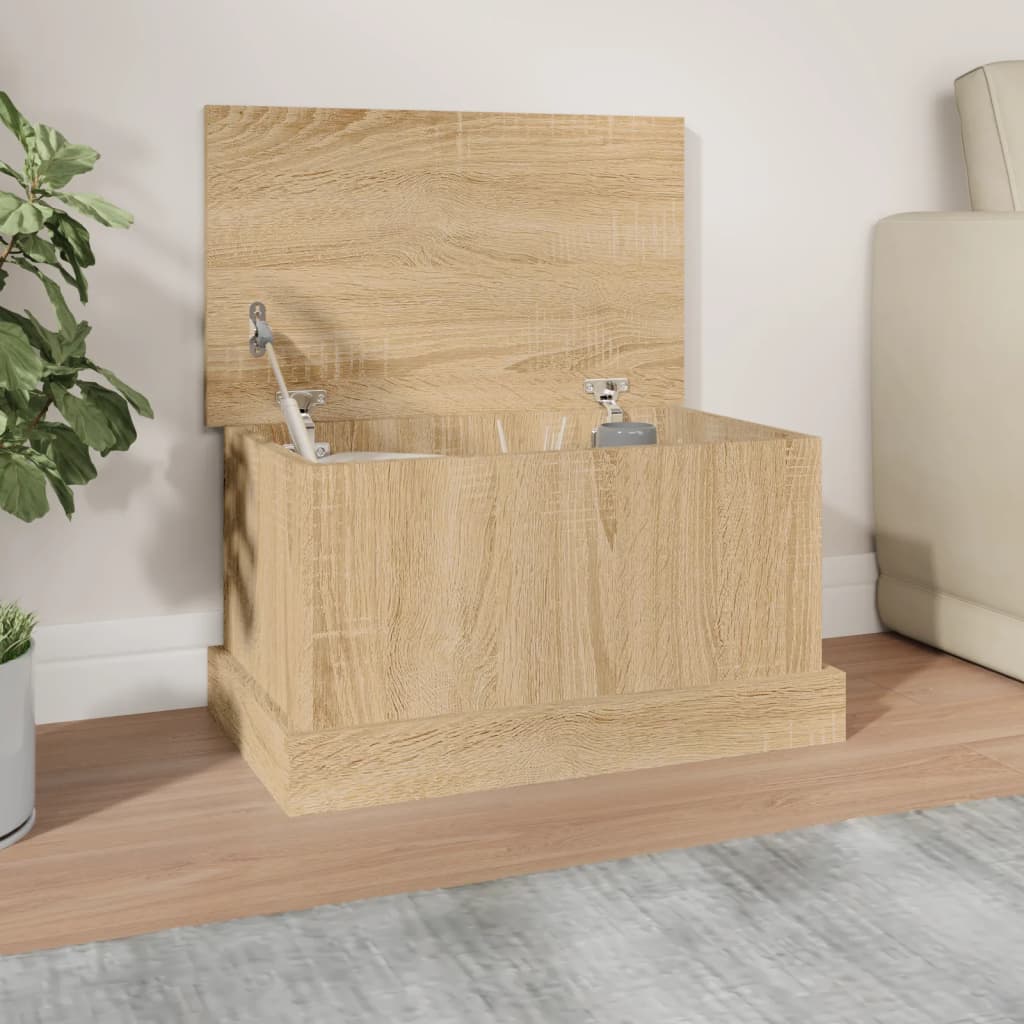 Aufbewahrungsbox Sonoma-Eiche 50 x 30 x 28 cm Holzwerkstoff