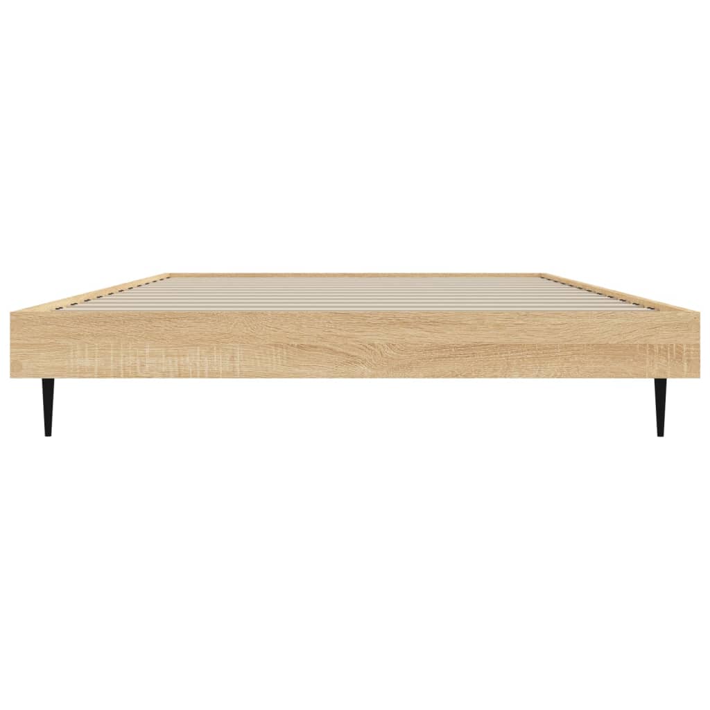 Bettgestell ohne Matratze Sonoma-Eiche 90x200 cm Holzwerkstoff