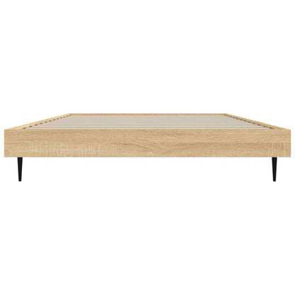 Bettgestell ohne Matratze Sonoma-Eiche 90x190 cm Holzwerkstoff