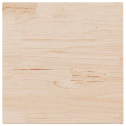 Tischplatte 80x80x2,5 cm Massivholz Kiefer Quadratisch