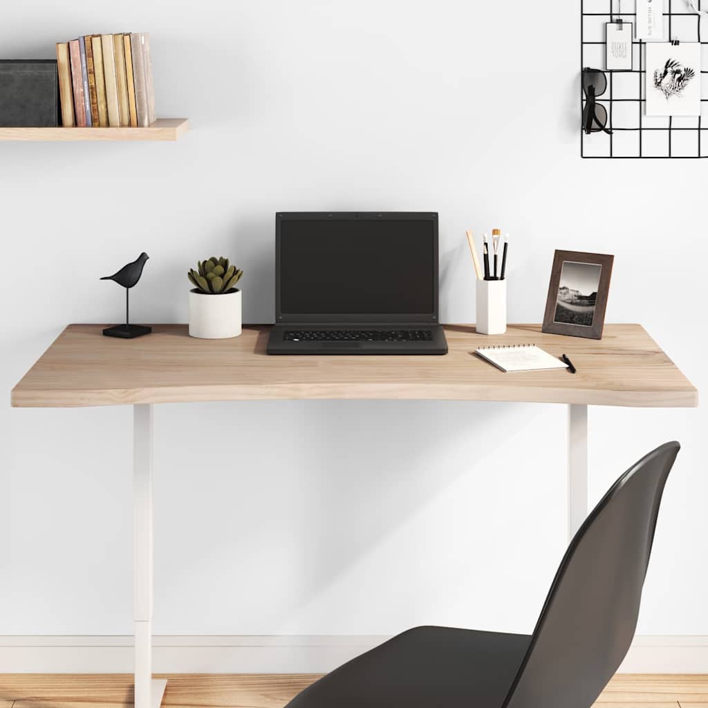 Schreibtischplatte 100x50x2,5 cm Massivholz Kiefer