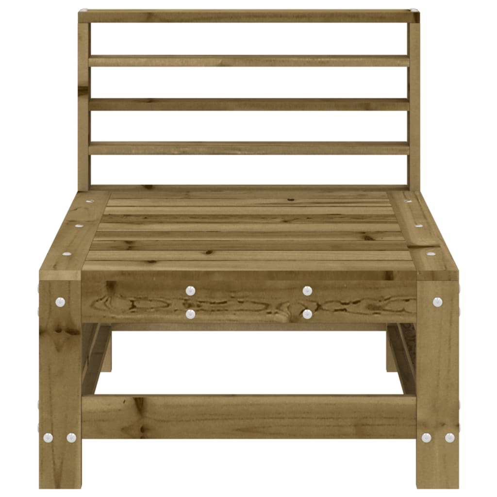 Garten-Mittelsofa Kiefernholz Imprägniert