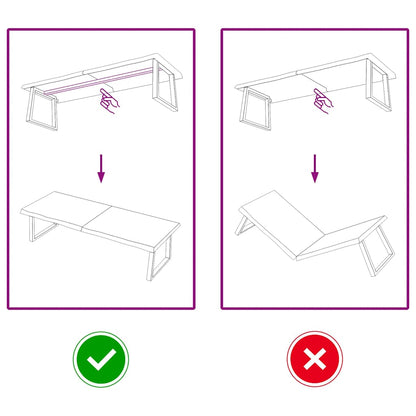 Wandregal Dunkelbraun 160x60x(2-6)cm Massivholz Eiche Behandelt