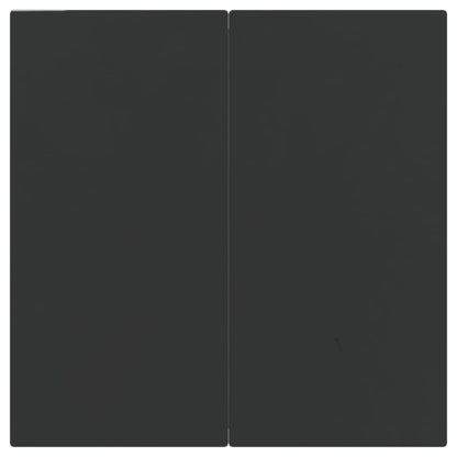 5-tlg. Garten-Essgruppe mit Kissen Schwarz Poly Rattan