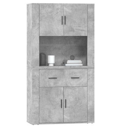 Highboard Betongrau Holzwerkstoff