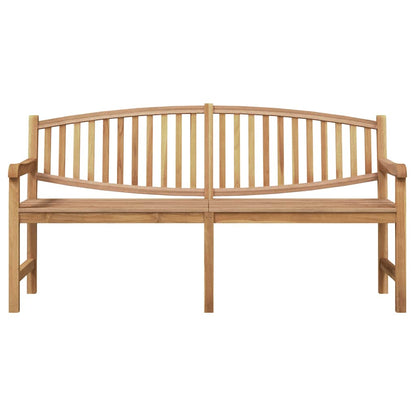 Gartenbank 179,5x60x90 cm Massivholz Teak
